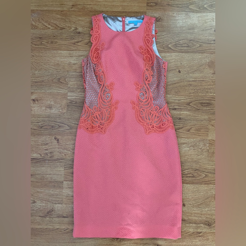 Coral Lace Antonio Melani Dress